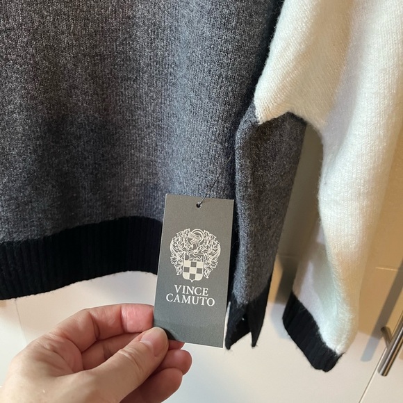 NWT Vince Camuto Colorblock Turtleneck Sweater Size 1X - Picture 5 of 12